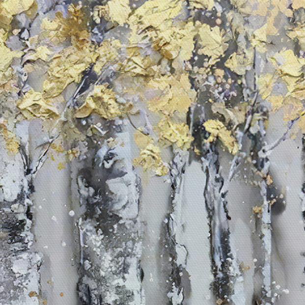 Golden Canopy Oil Painting