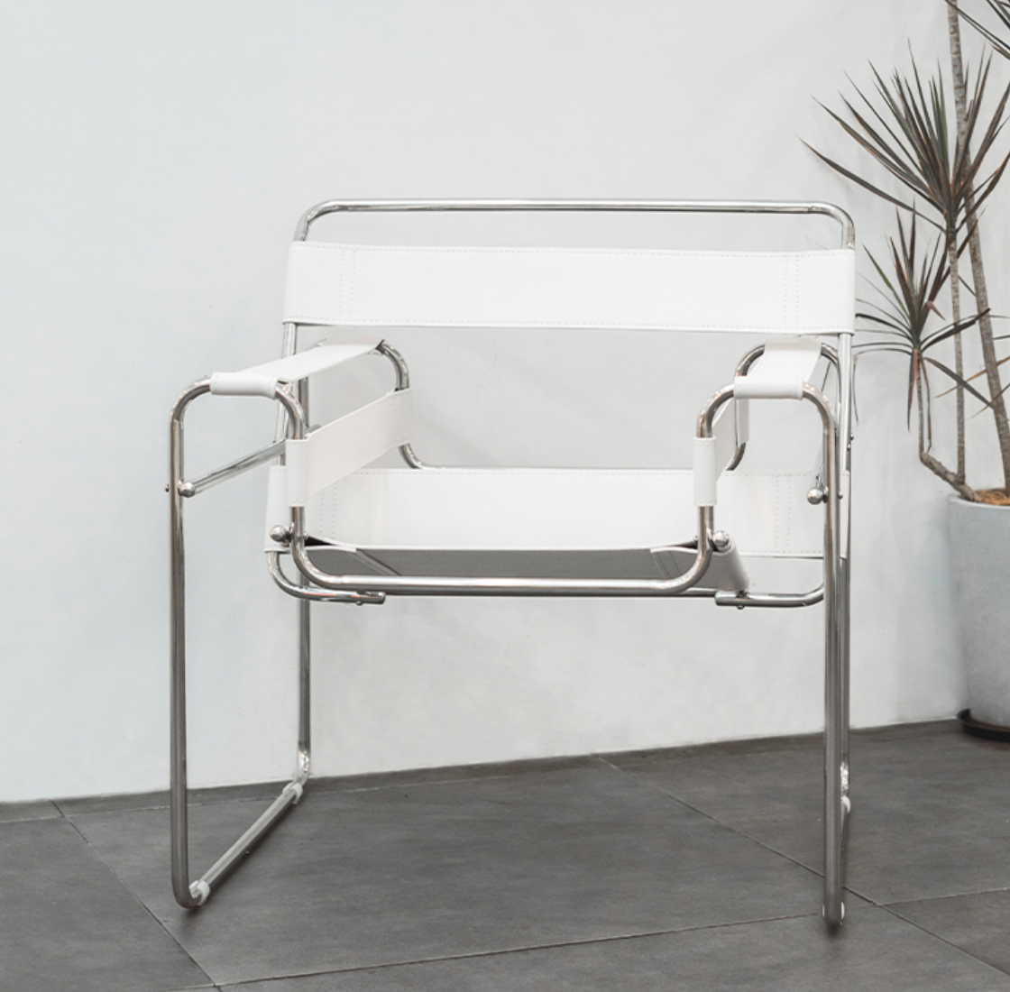 Bowie Faux Leather Armchair