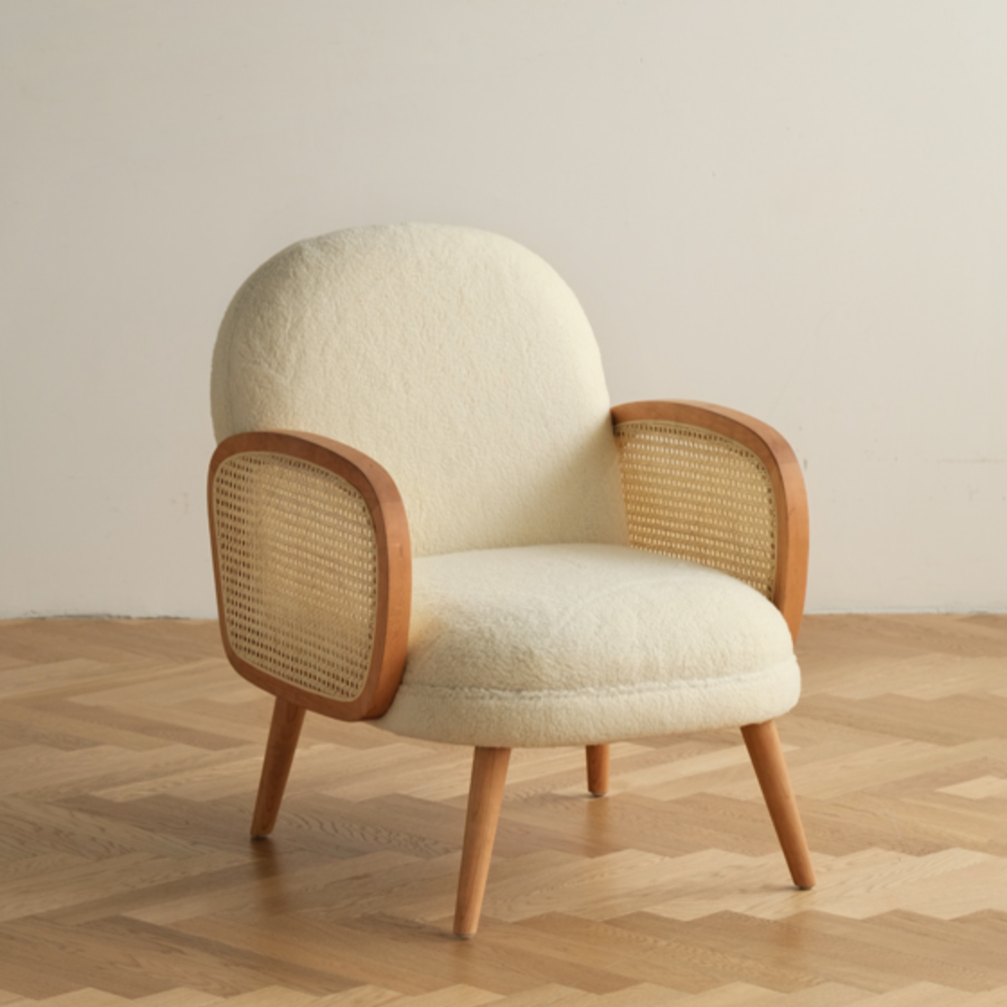 Minerva Rattan Arm Lounge Chair