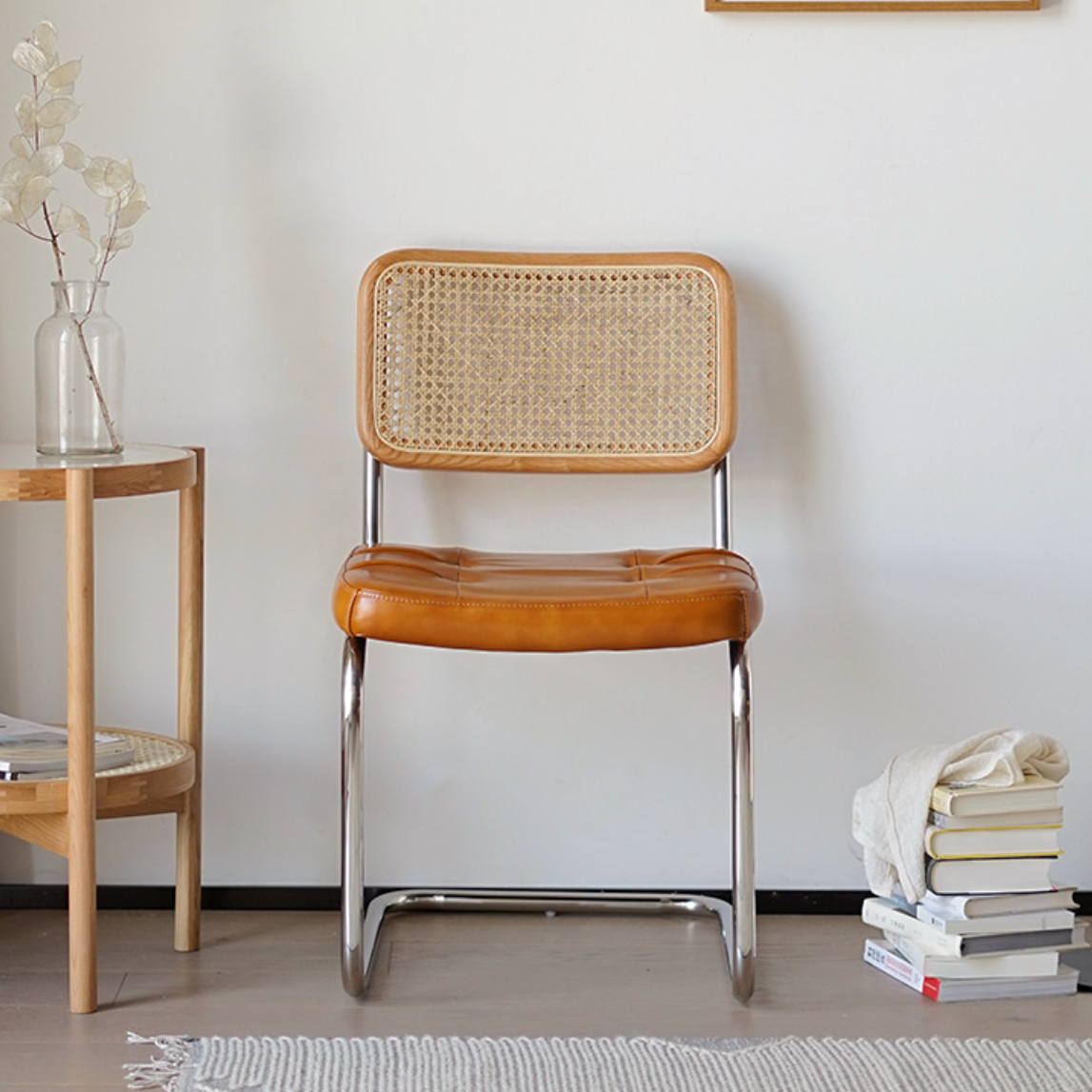 Londyn Genuine Leather Side Chair(Set of 2)
