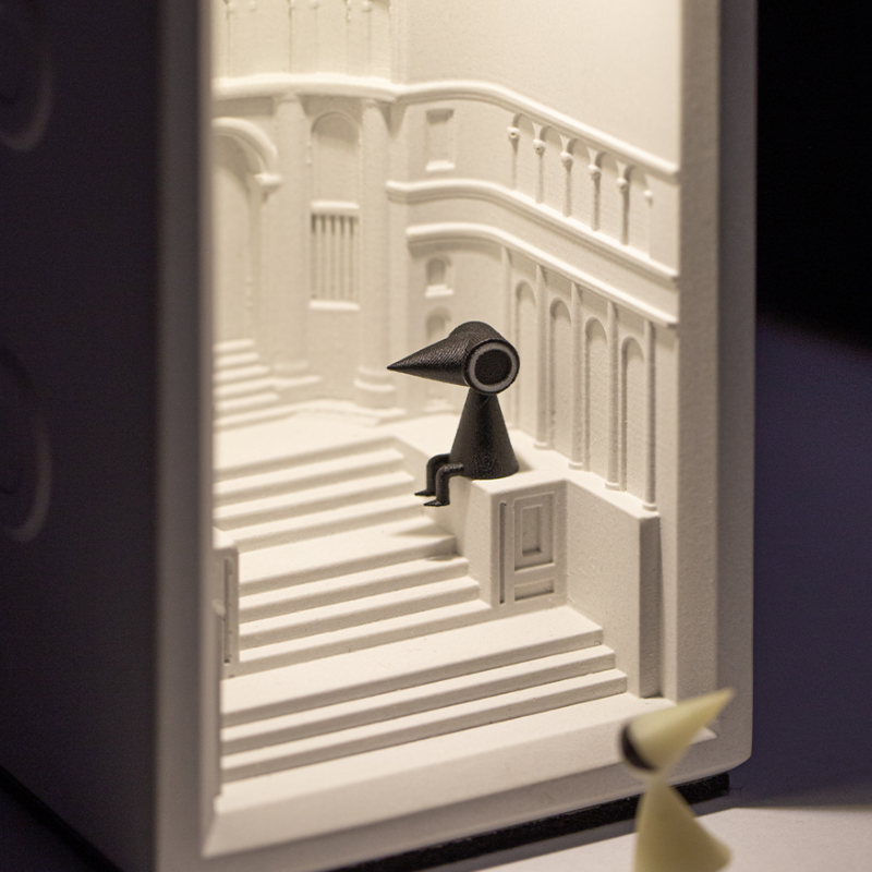 Akiana Castle Concrete Night Light