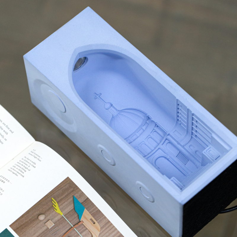 Akiana Castle Concrete Night Light