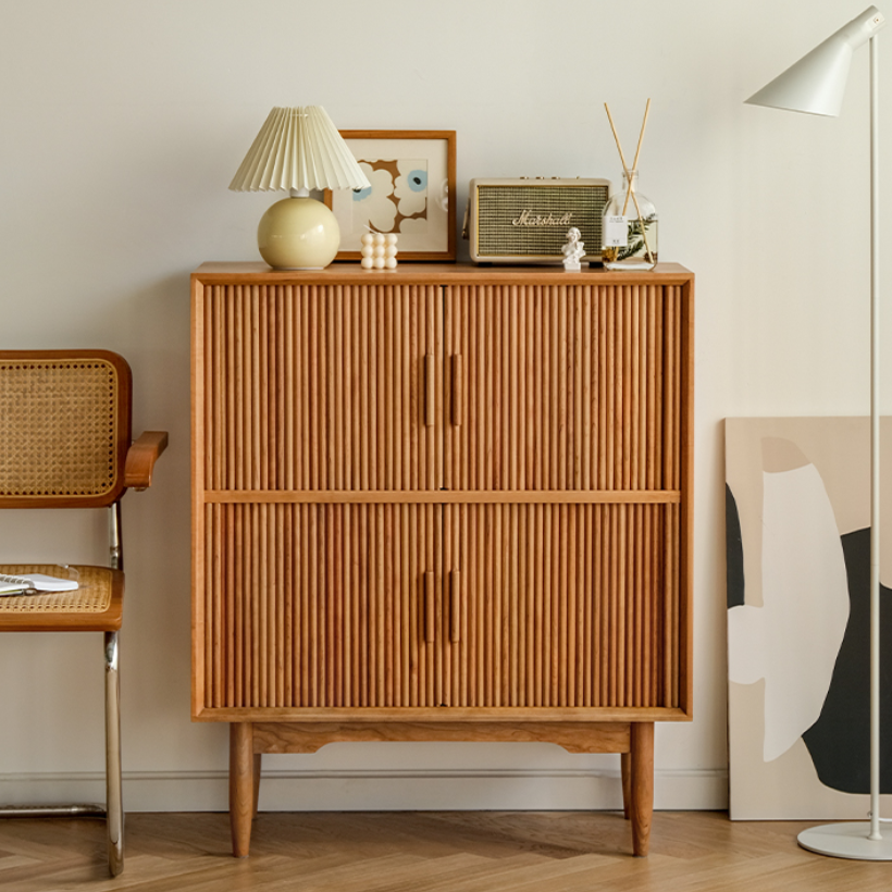 Garlyn Wood Bookcase & Cabinet