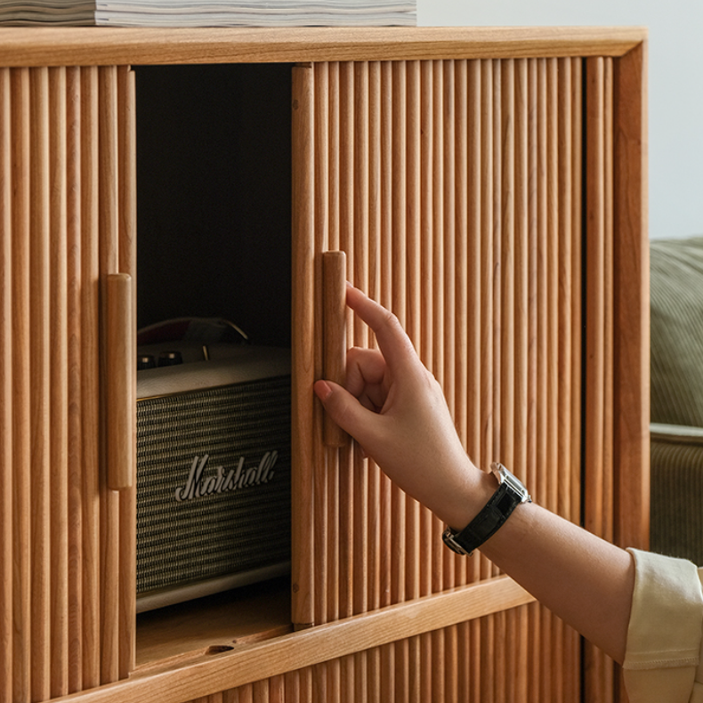 Garlyn Wood Bookcase & Cabinet