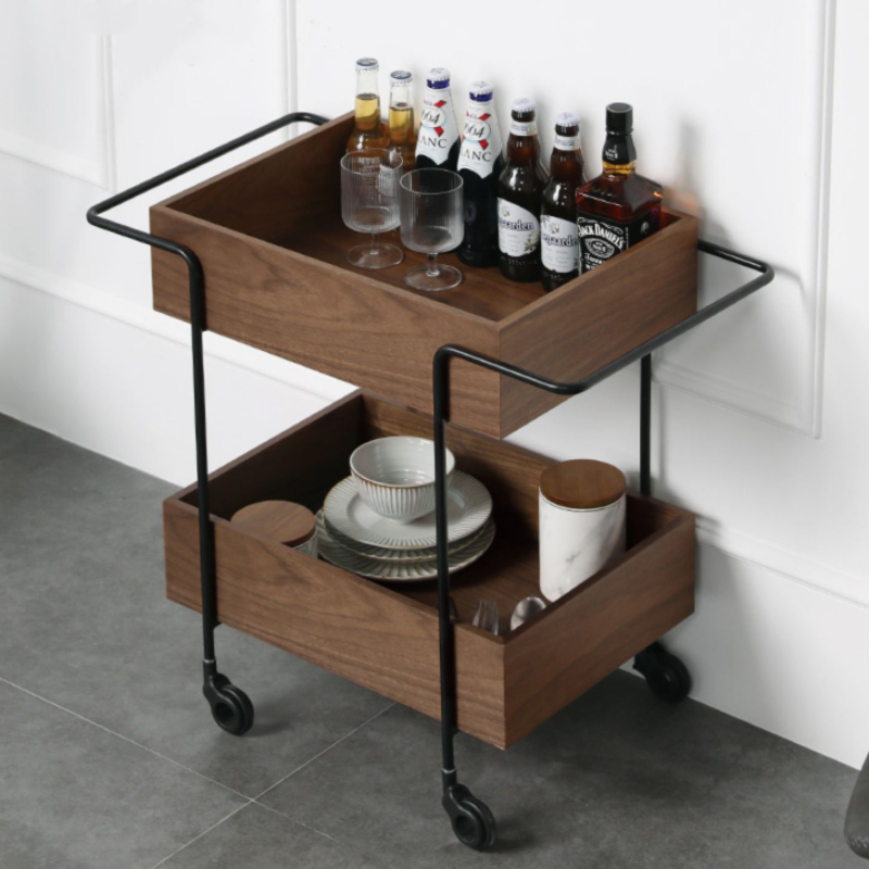 Keener Wood Kitchen Trolley