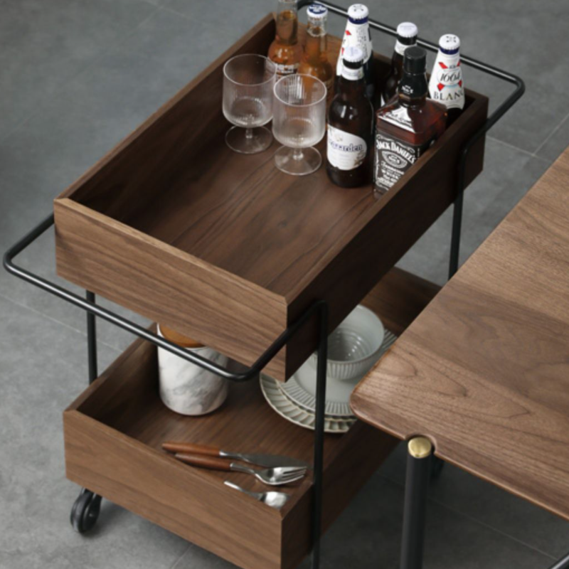 Keener Wood Kitchen Trolley