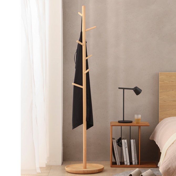 Nala Freestanding Wood Coat Rack