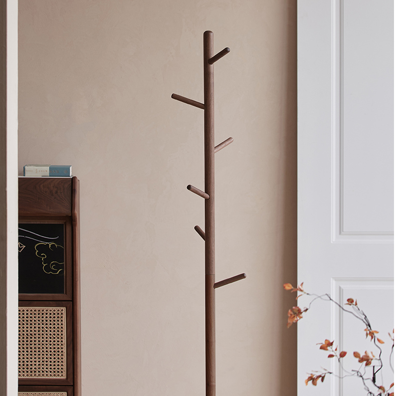 Nala Freestanding Wood Coat Rack
