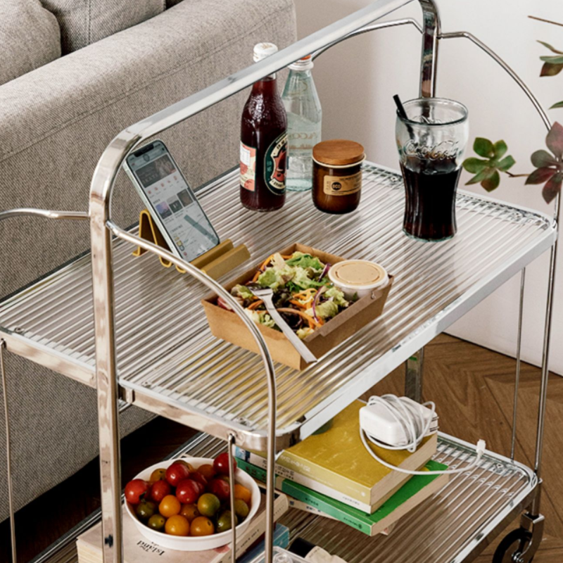 Tabitha Stainless Steel Kitchen Trolley