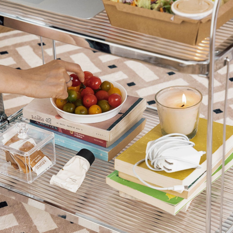 Tabitha Stainless Steel Kitchen Trolley