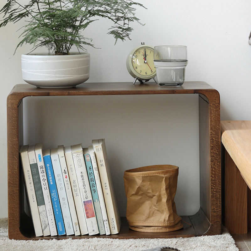 Harmoni Solid Wood Storage End Table