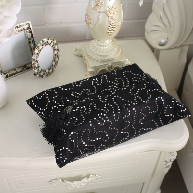 Sequins Paper Tissue Cover