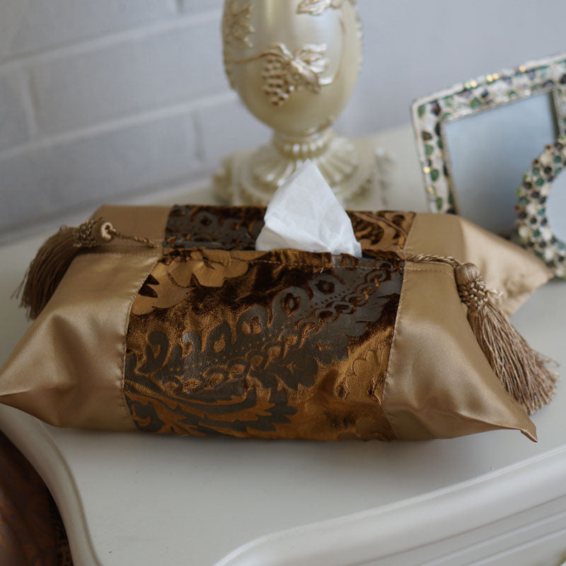 Sequins Paper Tissue Cover