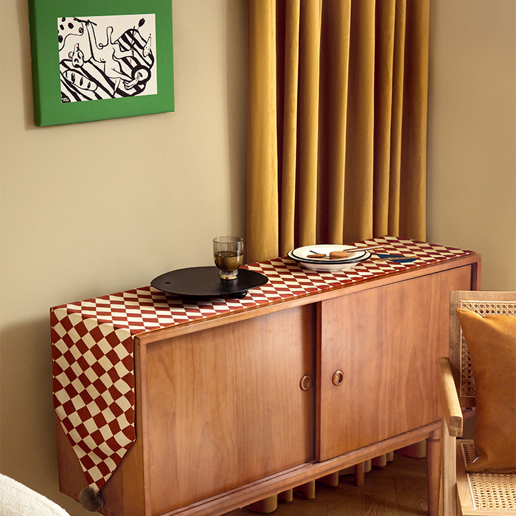 Curran Plaid Table Runner