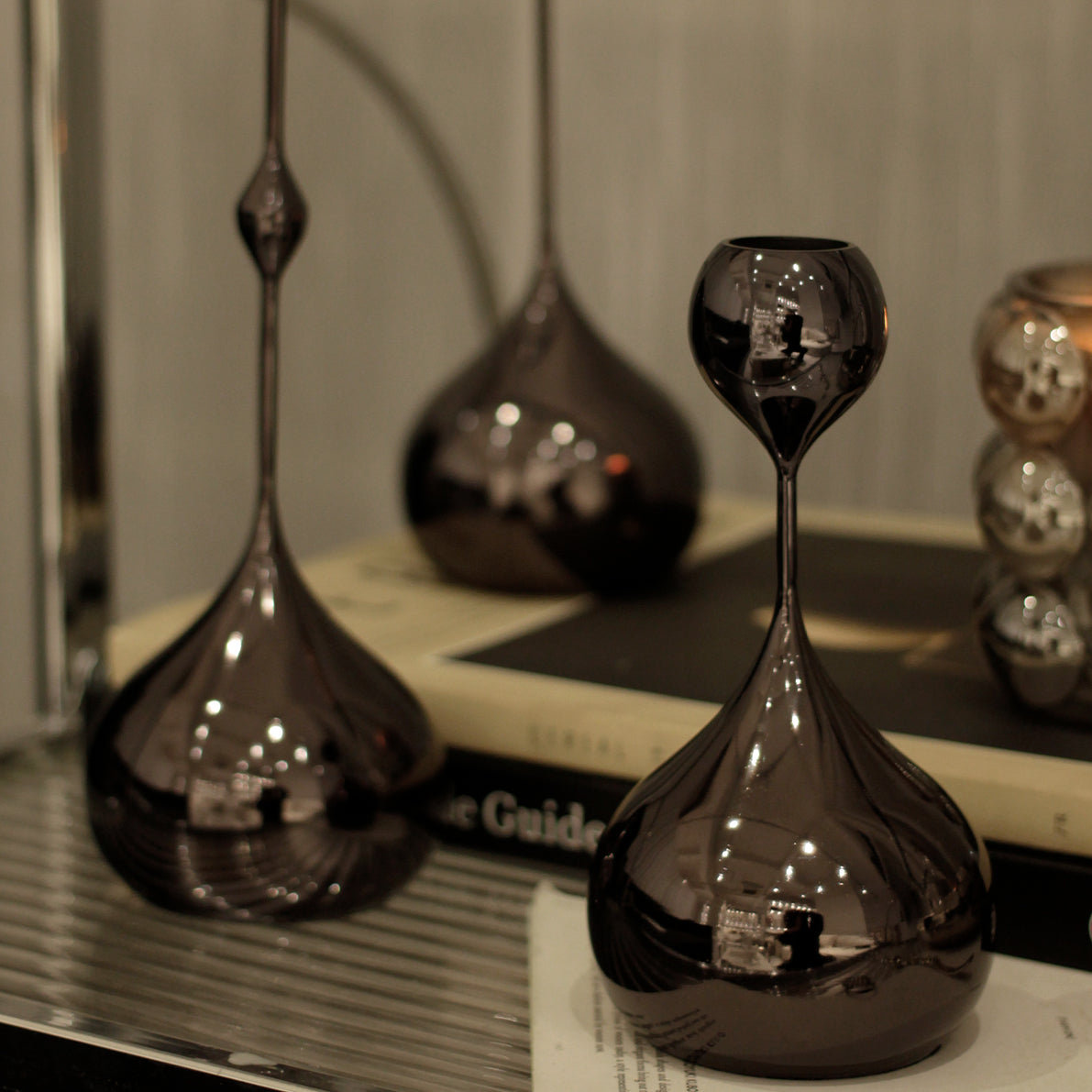 Olivarez 3 Piece Iron Candlestick Set
