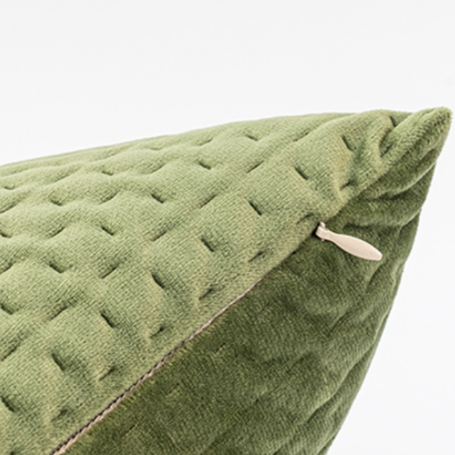 Doris Velvet Quilted Pillow