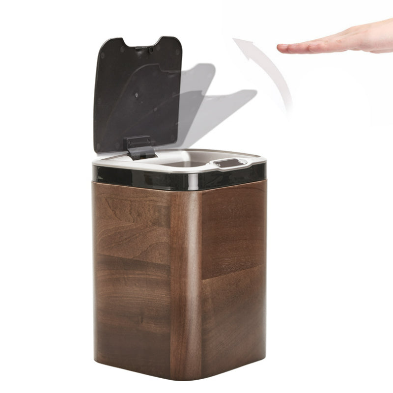 Sapele Sensor Touchless Trash Can