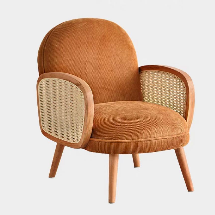 Minerva Rattan Arm Lounge Chair