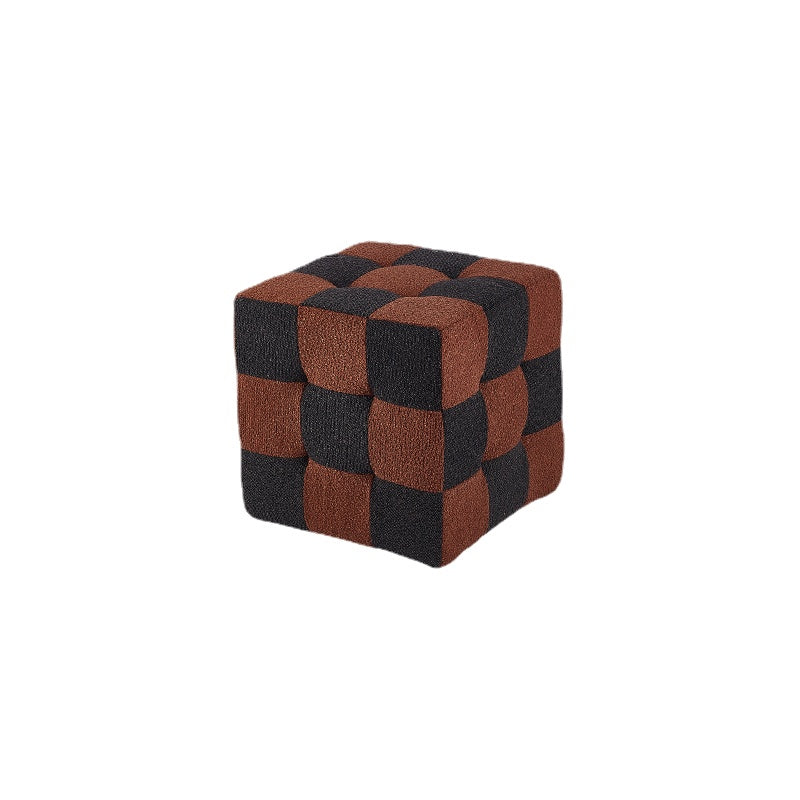 Eudora Checkerboards Ottoman