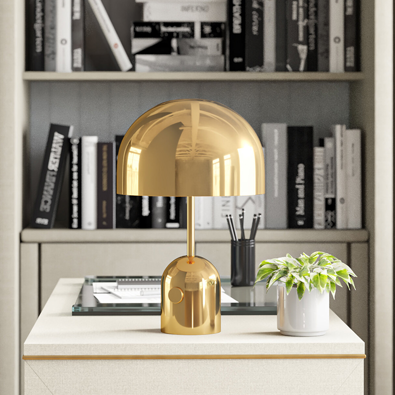 Kronburgh Metal Mushroom Table Lamp