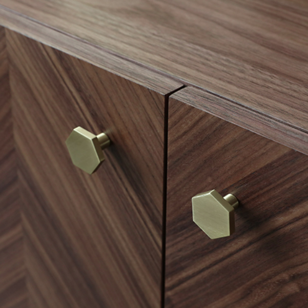 Pedraza Herringbone TV Stand