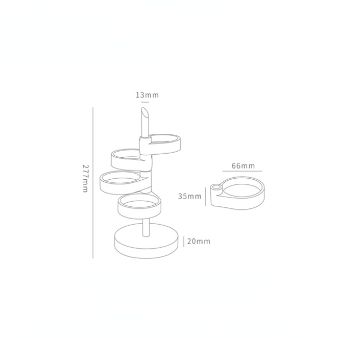Rotating jewellery Rack
