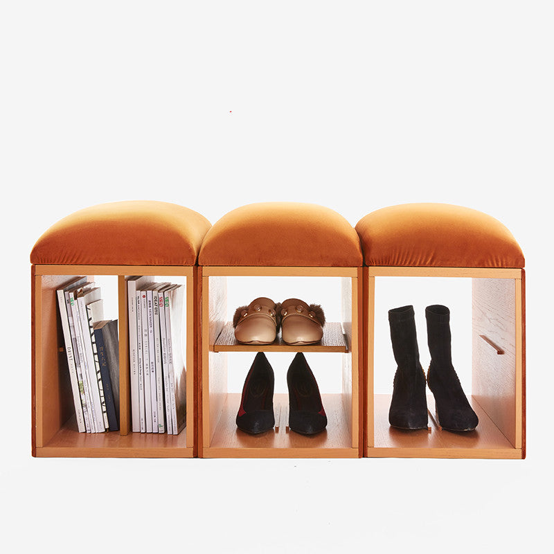 Modern Cubbie Shoe Rack