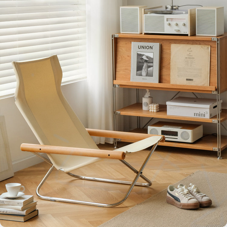Rowell Canva Folding Lounger Chair