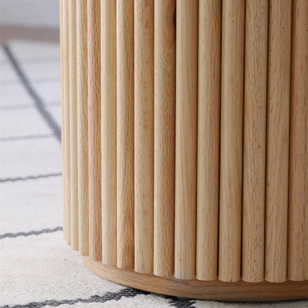 Marie Solid Wood Round Dining Table