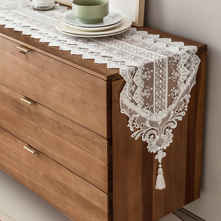 Shimmer Lace Table Runner