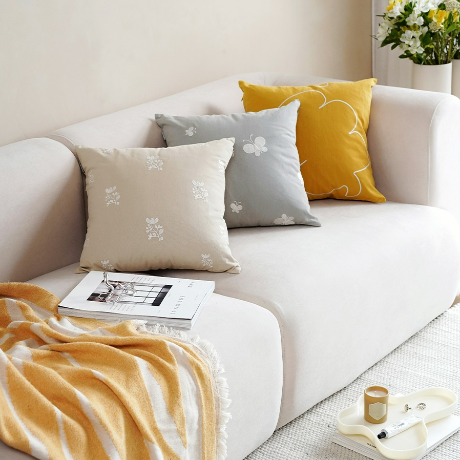 Abilene Square Pillow Cover & Insert
