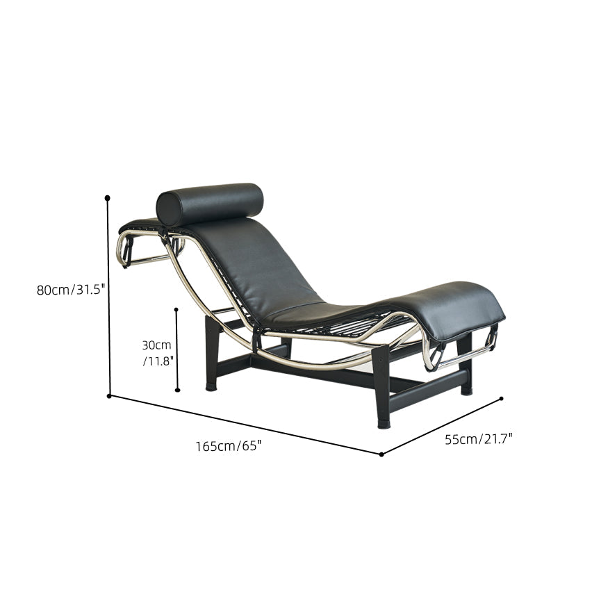 Modway Charles Leather Chaise Lounge