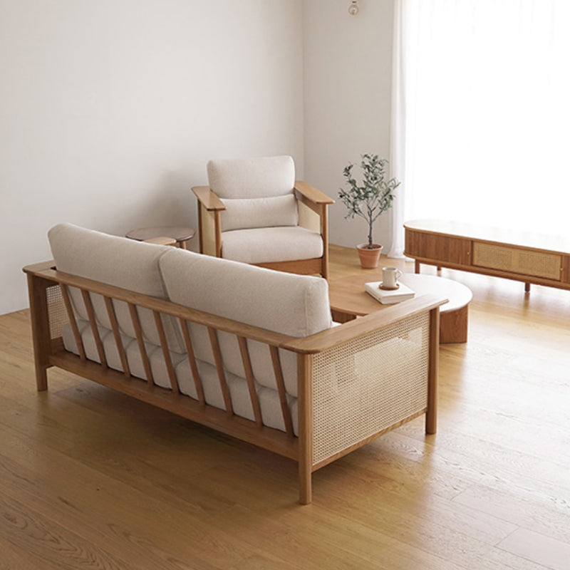Phinley Log Rattan Sofa