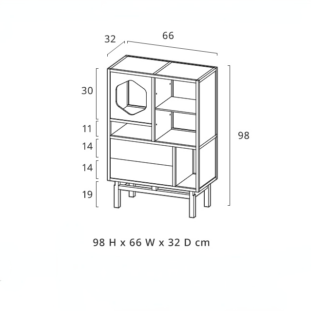 Alloin Light Leakage Sideboard