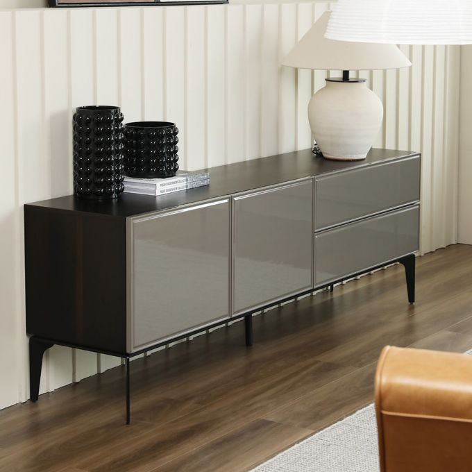 Sadie Designer Wood TV Stand