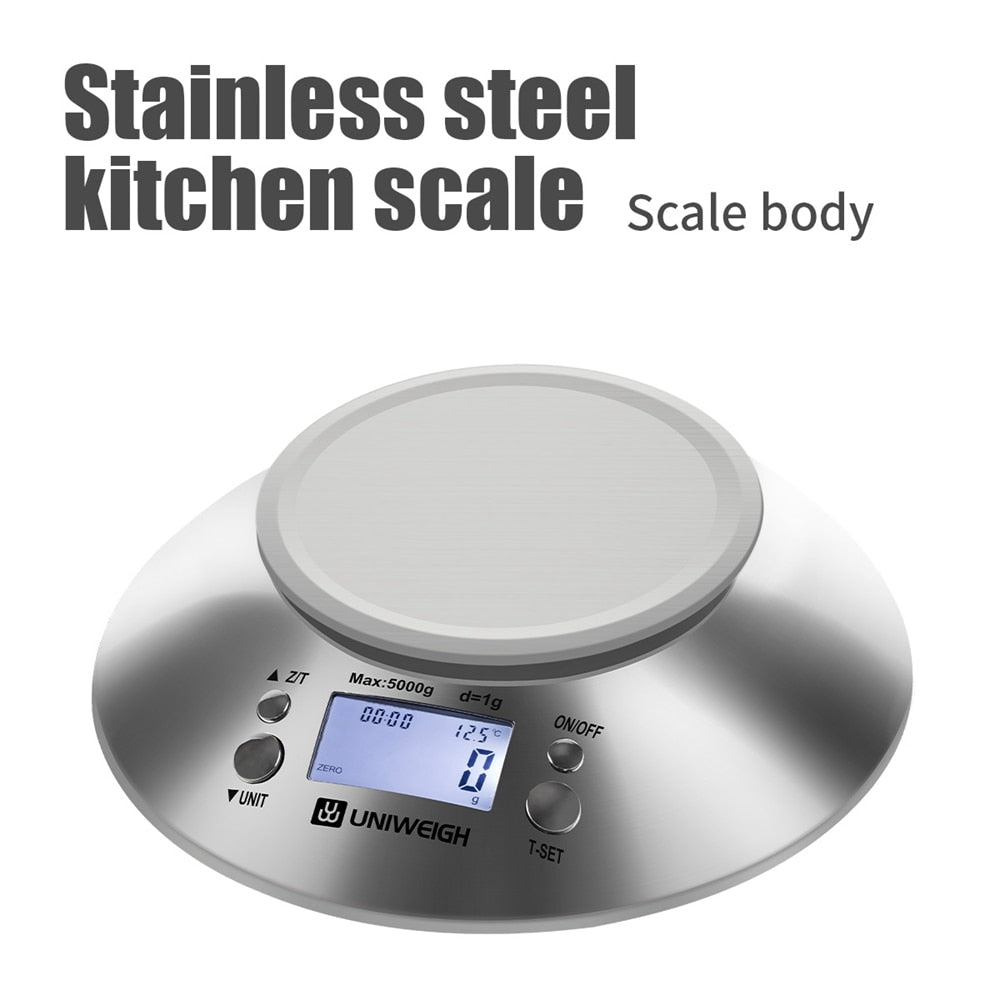 Multifunction Food Scale with Removable Bowl