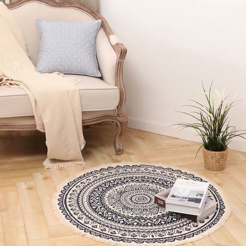 Blooming Lotus Round Rugs