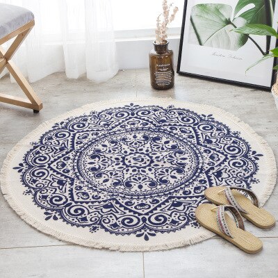 Blooming Lotus Round Rugs