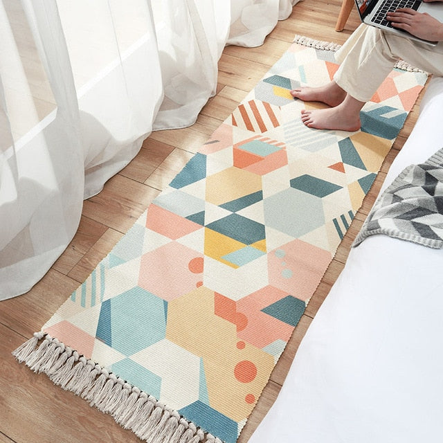 Lahaina Morning Greeting Tassel Area Rugs