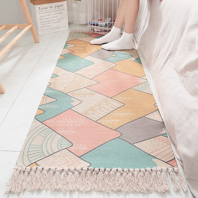 Weyland Morning Greeting Tassel Area Rugs
