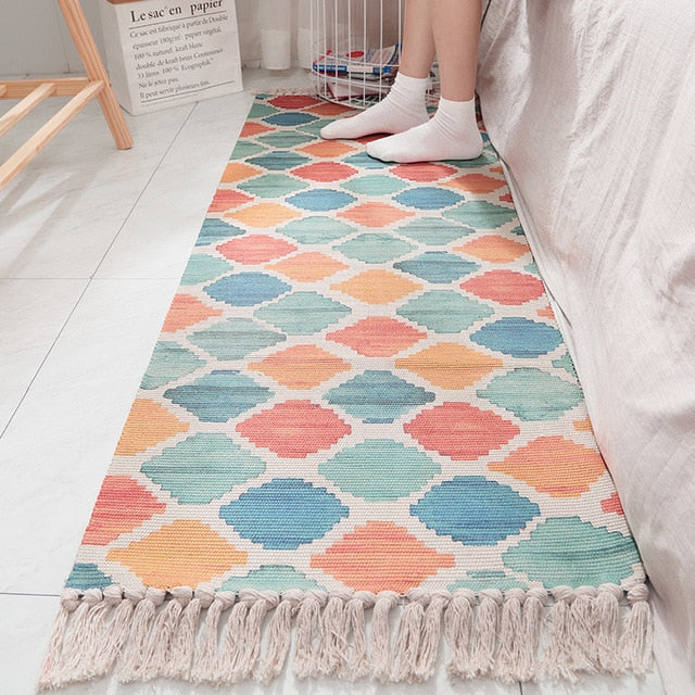 Lahaina Morning Greeting Tassel Area Rugs