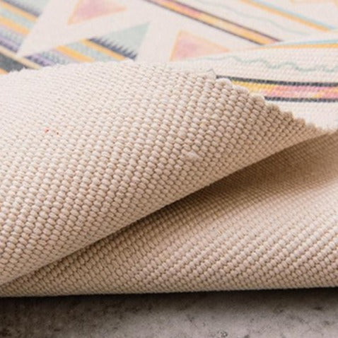 WHOVEYON Cotton Bedroom Rug