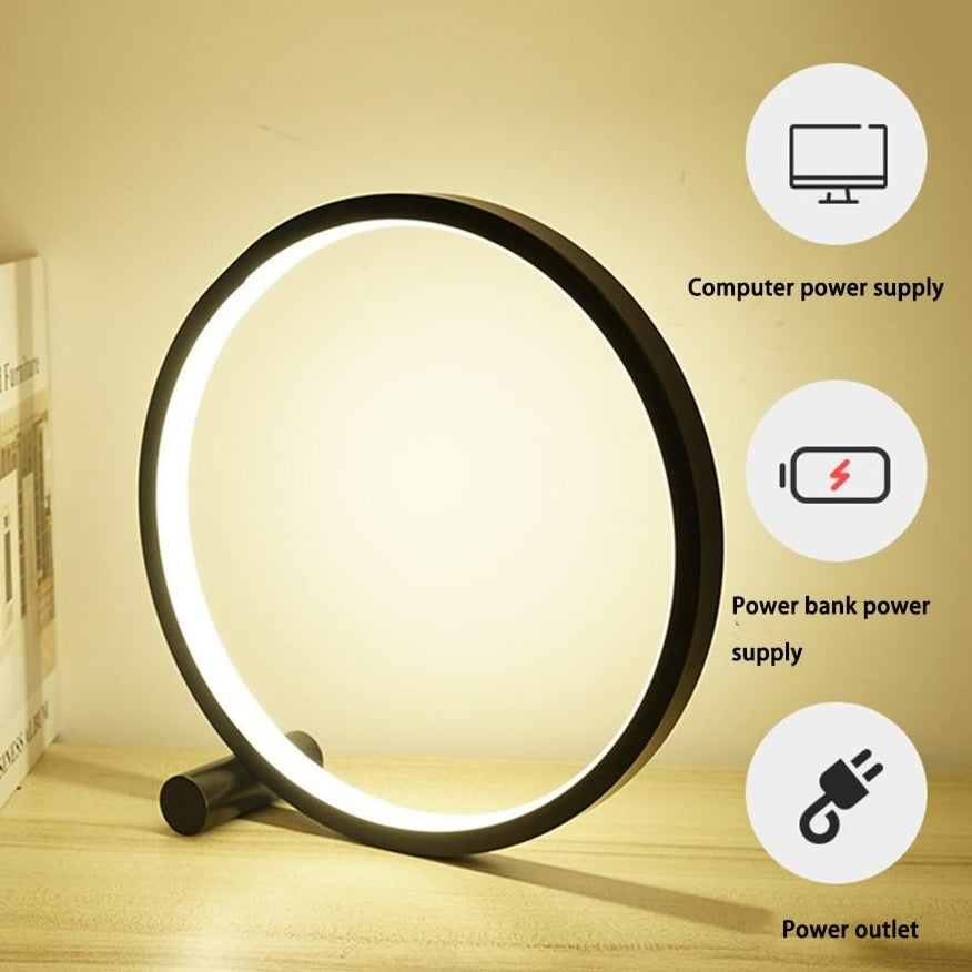 Larde Circle Table Lamp