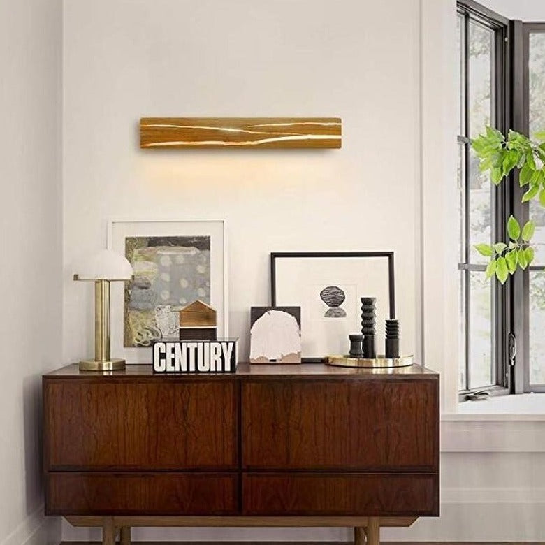 Rotatable Wooden Wall Lamp