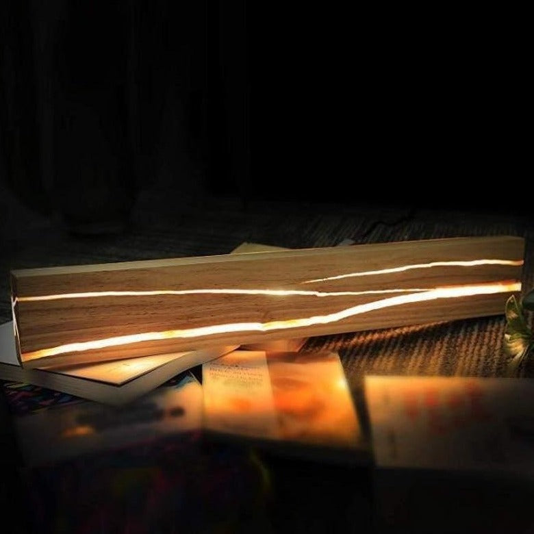 Rotatable Wooden Wall Lamp