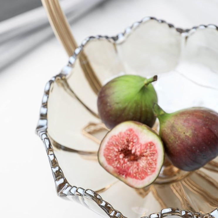 New Moon Boutique Glass Decorative Bowl