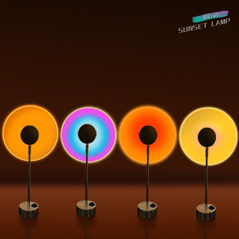 Rainbow Sunset Projector Lamp