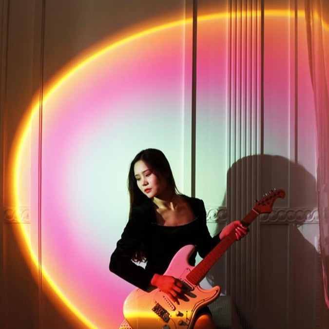 Rainbow Sunset Projector Lamp