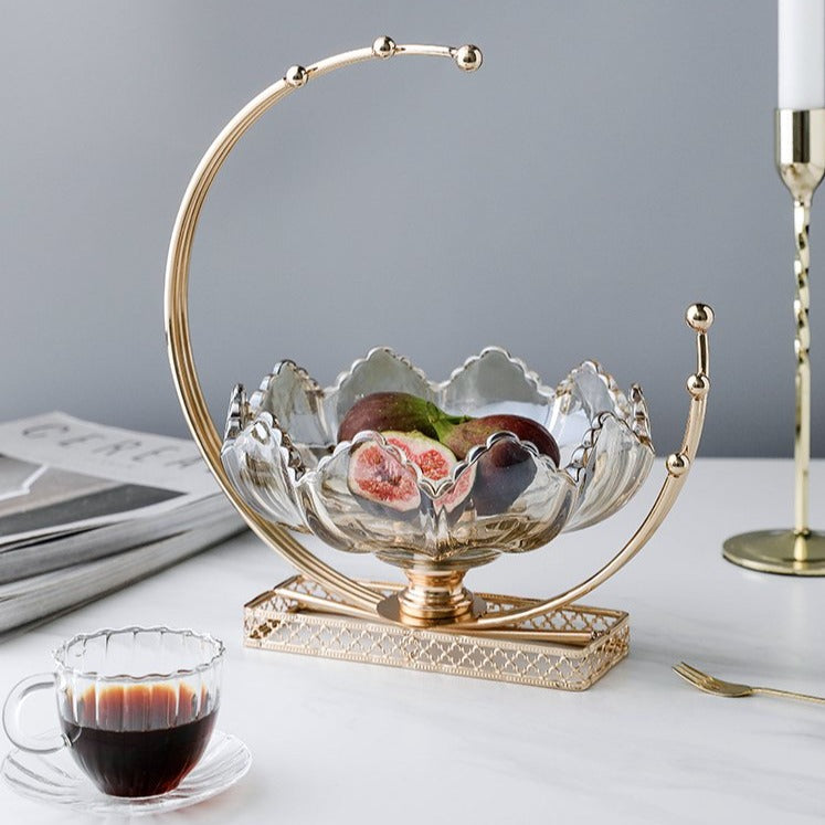 New Moon Boutique Glass Decorative Bowl