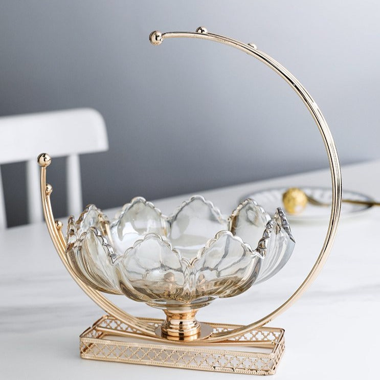 New Moon Boutique Glass Decorative Bowl
